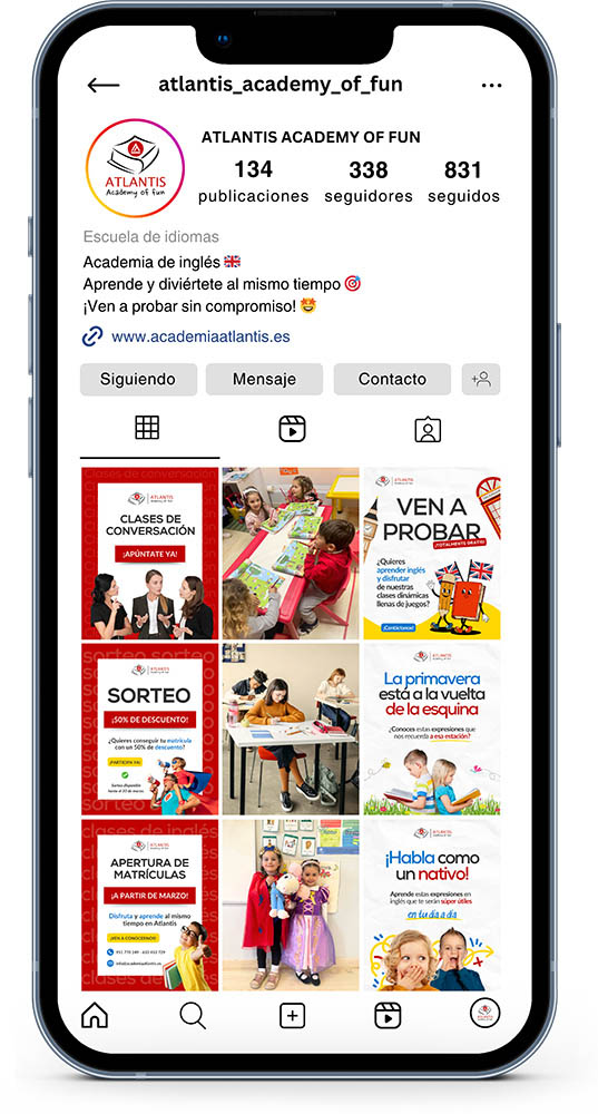 ATLANTIS Configuración básica de los perfiles en redes sociales