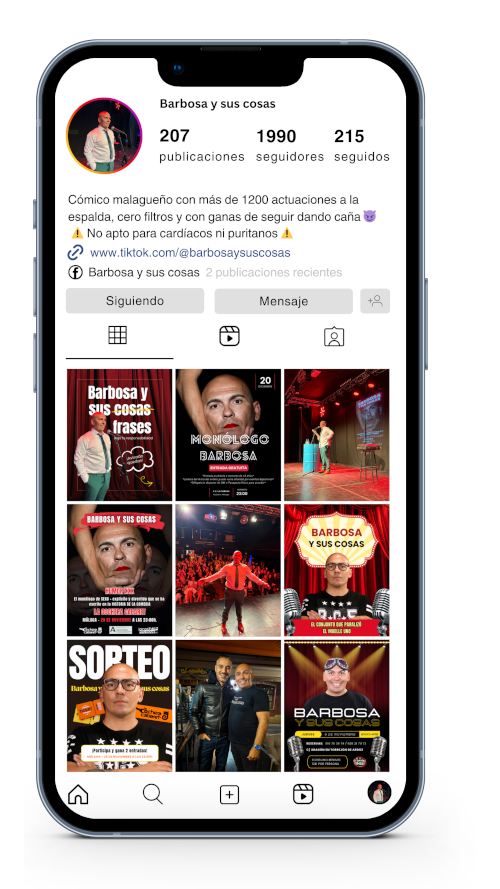 Barbosa y sus cosas Publicaciones en redes sociales